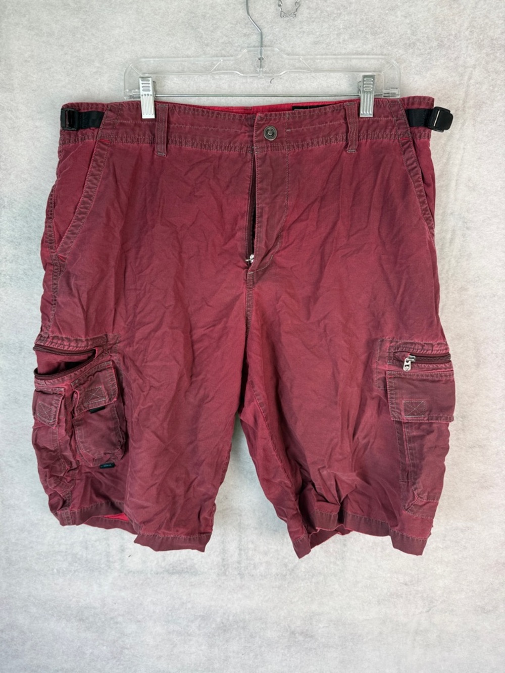 Kuhl Men's Cargo Shorts in Burgundy - Classic Utility Style